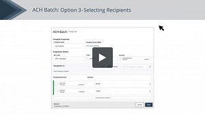 Creating an ACH Batch