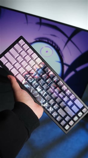 A Solo Leveling Hall Effect (HE) Keyboard 🤯 #sololeveling #keyboard #desksetup