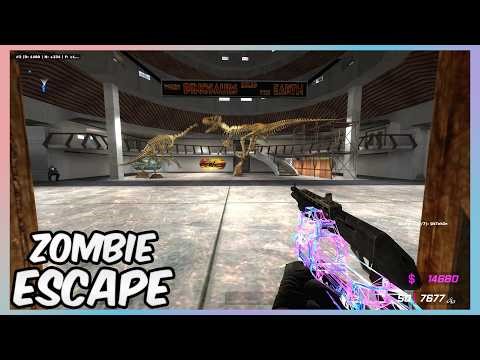 CS:S Zombie Escape | ze_isla_nublar_v3 on UNLOZE (Hard Mode)