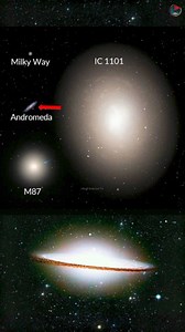 759K views · 10K reactions | ब्रह्मांड की सबसे बड़ी आकाशगंगा में से...