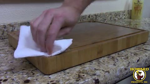 Howard 12 oz. Clear Hardwax Mineral Butcher Block Oil Conditioner BBC012