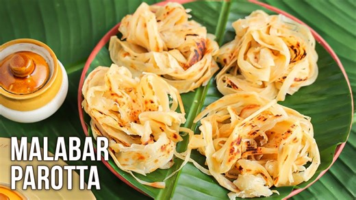 Soft and flaky Malabar parotta recipe