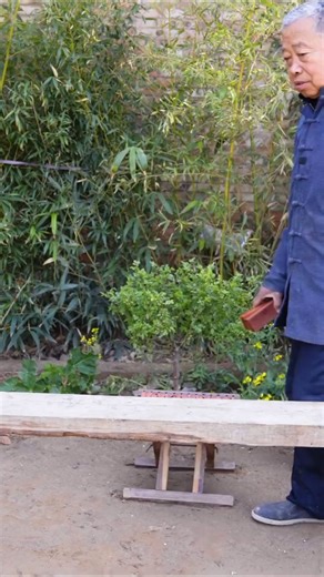 The corner tenon series of Chinese craftsmanship, the fusion of dovetail tenon and triangle makes it more stable【阿木爷爷Grandpa Amu】 #阿木爷爷GrandpaAmu #手工 #工藝品 #木工 #DIY #reels #shorts | 阿木爷爷Grandpa Amu