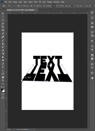 Shadow effect in Photoshop #shortsfeed #shortvideo #photoshoptutorial