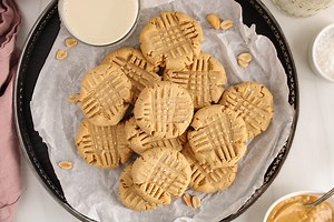 3-Ingredient Almond Flour Peanut Butter Cookies - Plant Based Jess