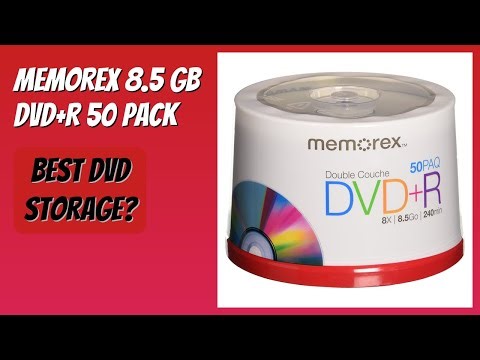 REVIEW (2026): Memorex 8.5 GB DVD+R 50 Pack. Features