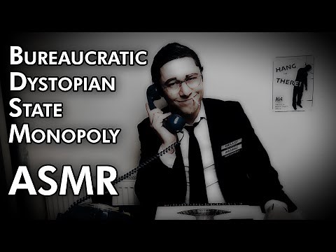 Bureaucratic Dystopian ASMR (Writing Sounds, Typewriter Sounds, Paper Pusher, Soft Spoken ASMR)