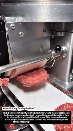 Automatic Patty Forming Machine! Fast & Precise Burger Production