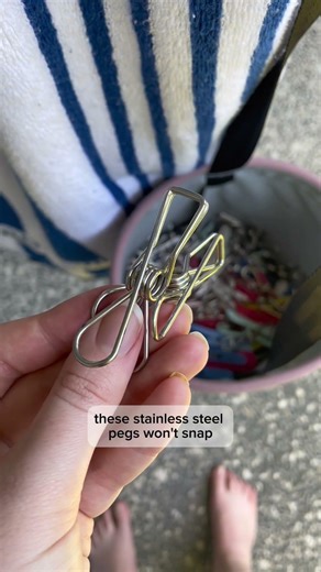 How to store your pegs to make them last #pegs #laundry