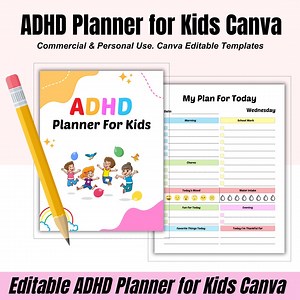 Kids ADHD Workbook Adhd Activities Kids Adhd Worksheets Printable Kids Adhd Resources Planner Kids Adhd Child Therapy Adhd Tools - Etsy Canada