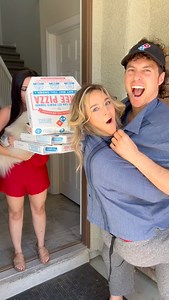 She freaked when she saw her! 🤣 (pizza delivery prank) | Our Life is Magic