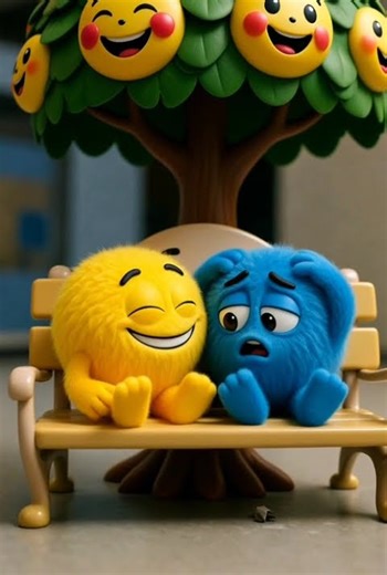 Blue & Yellow Emoji Learn a Big Lesson 😅💛 | Funny Moral Story for Kids | Moji Blast Style #cutemoji