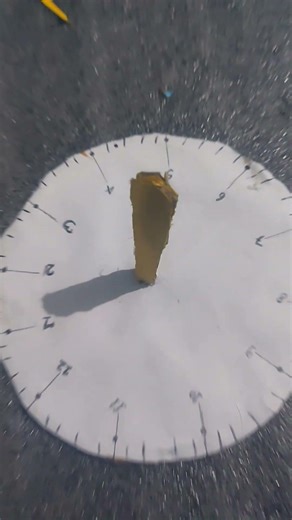how to make a sundial 🫵🏻