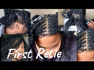 I Almost Gave Up… My First DIY Micro Loc Retighten Journey|Tutorial