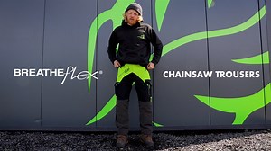 41K views · 42 shares | This is a brief overview of the original Breatheflex chainsaw trousers. Introduced to market in 2014 there have been a few improvements since their first release based on your recommendations. This video is a brief insight into the key features of the trousers. PLEASE NOTE: PPE is essential when using a chainsaw, be sure to always have full protective equipment worn on site at all times. Don't risk losing a limb or a life. | Arbortec Forestwear | Facebook