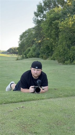 Waiting for the perfect swing shot