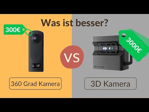 Der Unterschied zwischen 360 Grad Kamera und 3D Kamera erklärt