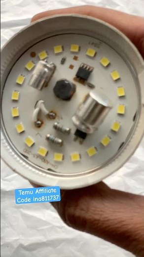 18W LED Bulb Chip Replacement | Easy Repair & Testing