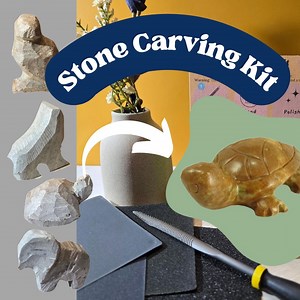 Stone Carving Kit DIY Whittling Kit Soapstone Carving Starter Animal DIY Kit Beginner Arts and Crafts Kit With Sculpting Tools Animal Lover - Etsy