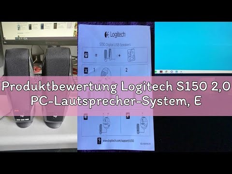 Produktbewertung Logitech S150 2,0 PC-Lautsprecher-System, EU Stecker - Schwarz