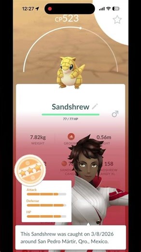 The complete evolution of Sandshrew in Pokémon GO | Sandslash