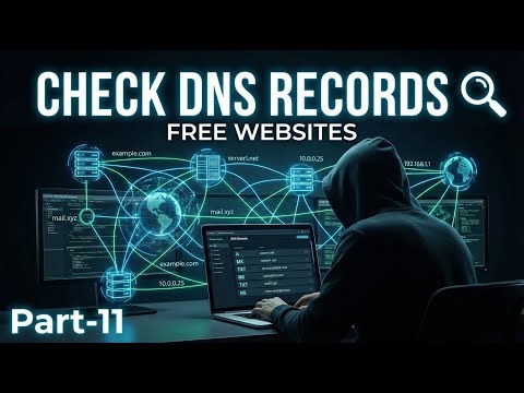 How to Check DNS Records Online | A, MX, TXT, CNAME Explained (Hindi)