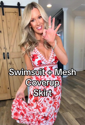 Effortless Vacation Style: One Piece Swimsuit & Coverup