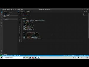Contoh membuat input & output Biodata C++ menggunakan visual code