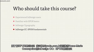 Lynda中文字幕 InDesign：EPUB排版 InDesign: EPUB Typography