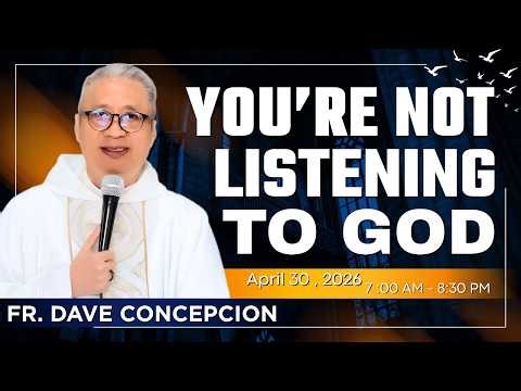 You Don’t Hear God… Because You’re Not Interested | Dave Concepcion Sermon