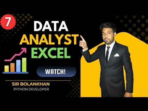 Excel Practice Series | Data Analyst Day 1–6 Assignments Solved | Hindi/Urdu