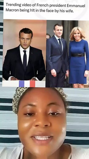 Emmanuel Macron's Wife Playfully Hits Him on the Face