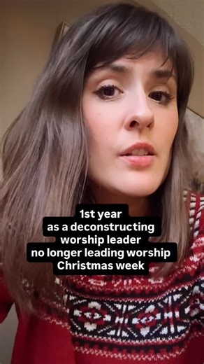 Deconstructing the Myth on Instagram: "If it feels really disorienting deconstructing at Christmas time, especially if you are someone who has formerly been in (or is currently in!) ministry, I hope you know it really can get better. It has for a lot of us. And we are out here, waiting to meet people like you! Pursuing Truth and Goodness and a responsible lens of God is worth it #deconstruction #christianity #exvangelical #worshipleader #christmastime"