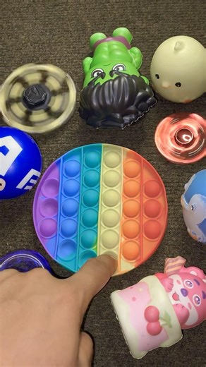 ASMR Popit Fidget !! #satisfying #kineticsand #popit #toys