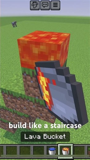 How to make a lava cast in Minecraft