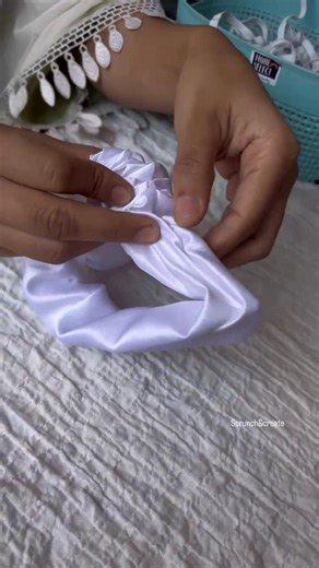 Scrunchie Making at Home | #diy #viralshorts #trnding #short
