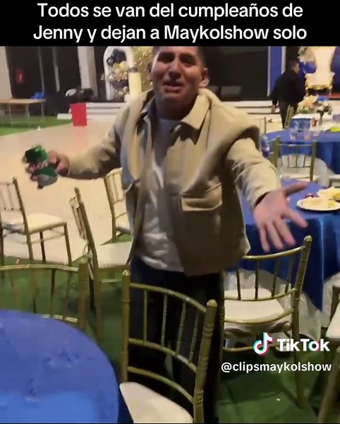 Maykolshow se queda solo en el cumpleaños de Jenny