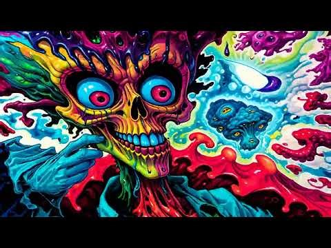 Thought Erosion, AI Psychedelic Animated Art AV 121