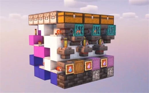 【MC|cc字幕】我的世界1.17+紧凑型全自动炼药机