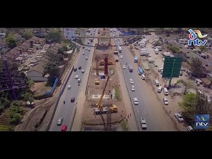 Nairobi Expressway: Aerial view of the ongoing construction