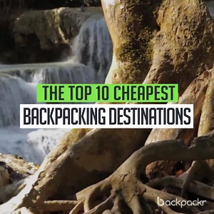The top 10 cheapest backpacking destinations. Full list: http://www.priceoftravel.com/world-cities-by-price-backpacker-index/ Credits: https://youtu.be/MTe2BAwcTnU | Backpackr - Discover the World