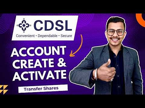 🔥How to Register in CDSL | CDSL Easi & Easiest Account Create Step By Step Process | Shares Transfer