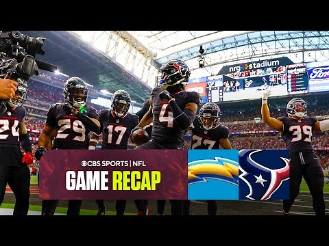 Justin Herbert throws 4 interceptions as Texans advance to Divisional Round | Wild Card Game Recap