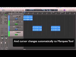 Logic Pro: Automatic Marquee Tool