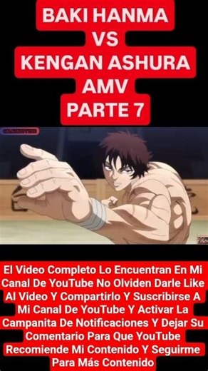 BAKI HANMA VS KENGAN ASHURA AMV-PARTE 7-[]Till I Collapse-Eminem[]