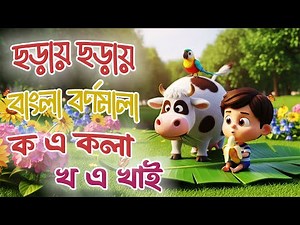বাংলা বর্ণমালা গান | Bengali Alphabet Song for Kids | bangla nursery rhymes | 3D Kids Animation