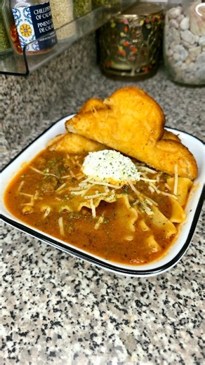 Venessa wright on Instagram: "Quick and easy lasagna soup! This was delicious! Give it a try!!! Full recipe on my YouTube!"