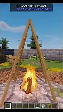 SOLVED How to Use the Tripod Kettle Stand from Days in the Middle Ages Minecraft Mod