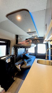 Summer road trips with friends just got way less awkward—no more fighting over who gets the “good side” of the bed 😅 With our 4-passenger Voyager van, you each get your own bunk and there’s still room for bikes, boards, and adventure gear. Whether you’re traveling with friends, family, or flying solo, our camper van conversions adapt to your needs. 👯‍♀️ Friend tested. Buddy approved.�🚐 Build slots for 2025 are almost full—reach out today to reserve yours! #VanLifeWithFriends #FordTransitCampe