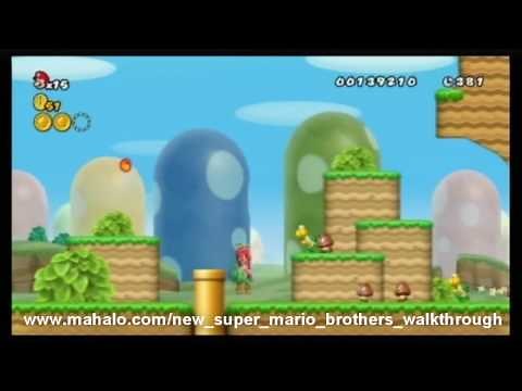 New Super Mario Bros. Wii Walkthrough - World 1-3